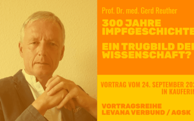 Prof. Dr. med. Gerd Reuther: „300 Jahre Impfgeschichte – ein Trugbild der Wissenschaft?“ | Vortrag vom 24. September 2026