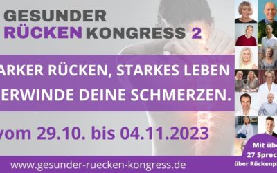 🍀 GESUNDER RÜCKEN KONGRESS 2 🍀